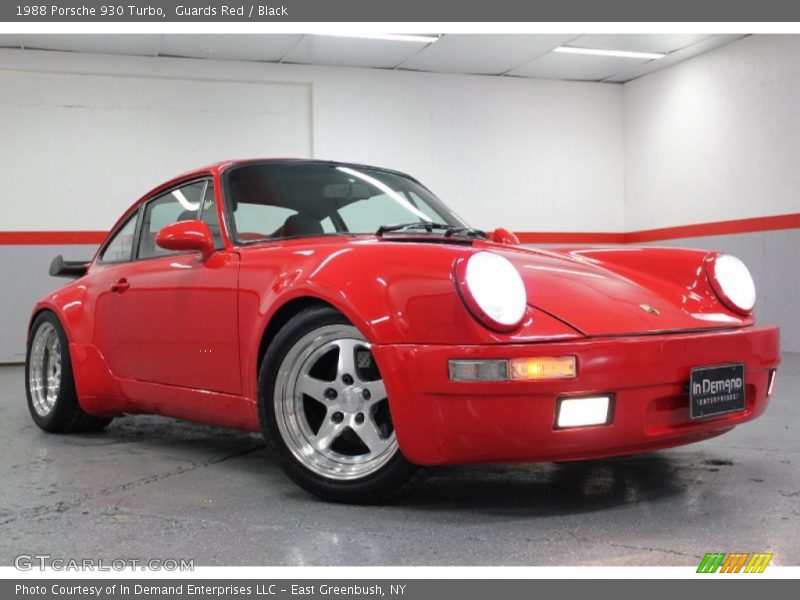 Guards Red / Black 1988 Porsche 930 Turbo