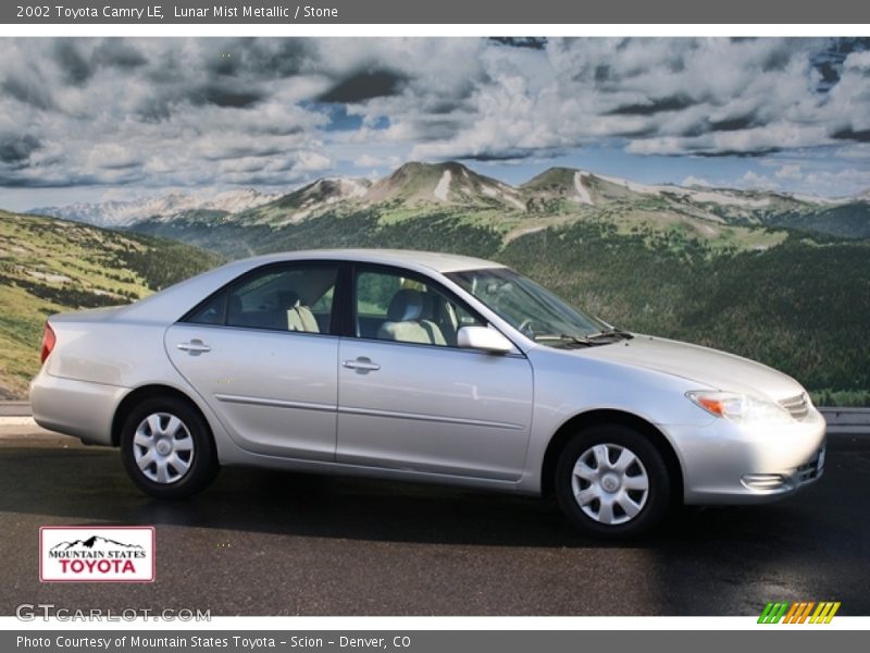 Lunar Mist Metallic / Stone 2002 Toyota Camry LE