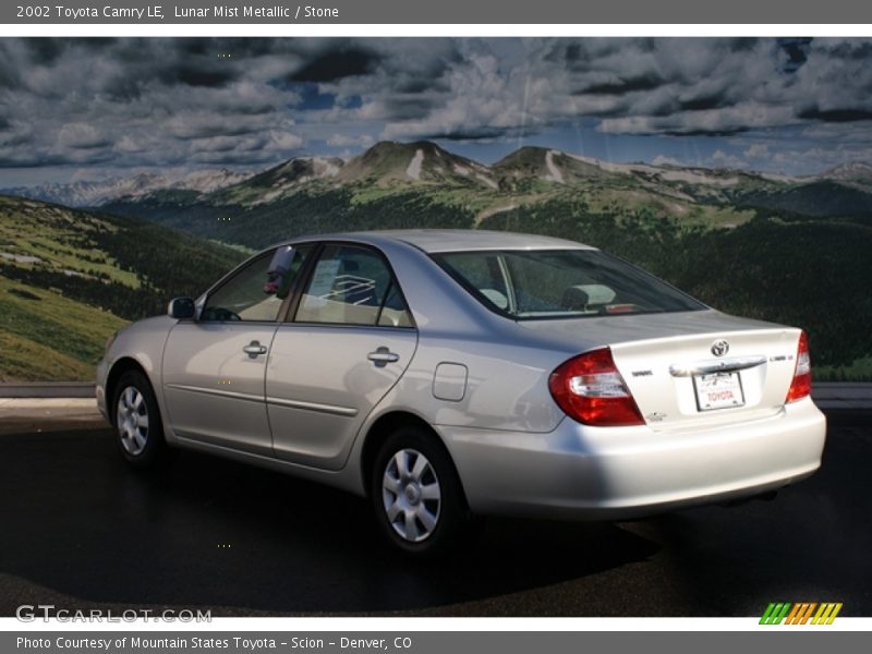 Lunar Mist Metallic / Stone 2002 Toyota Camry LE