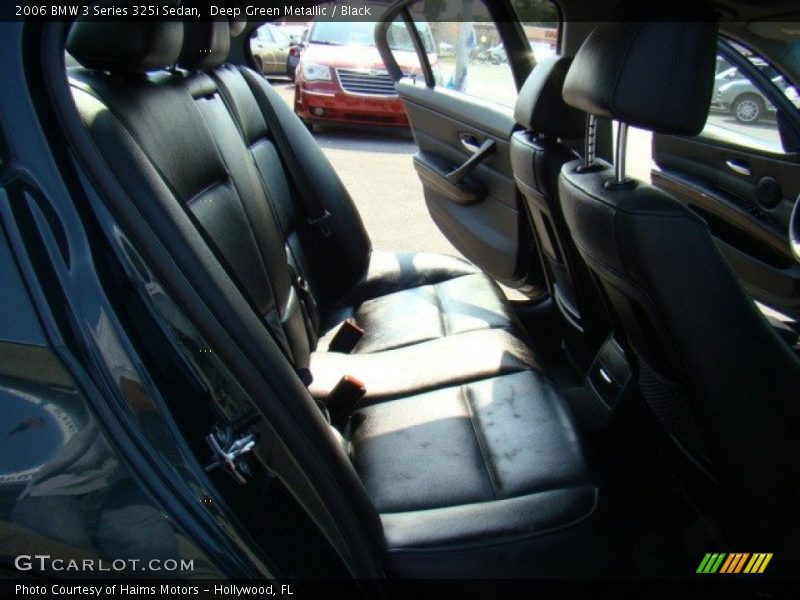 Deep Green Metallic / Black 2006 BMW 3 Series 325i Sedan