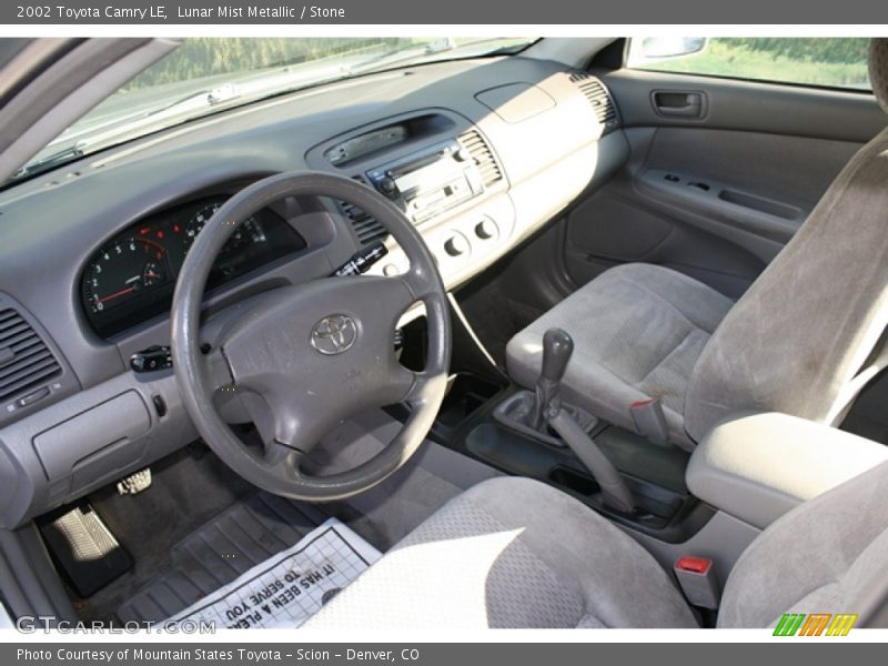 Lunar Mist Metallic / Stone 2002 Toyota Camry LE