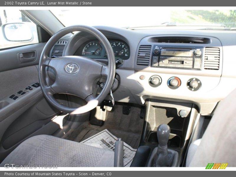 Lunar Mist Metallic / Stone 2002 Toyota Camry LE