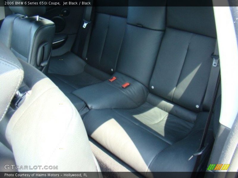 Jet Black / Black 2006 BMW 6 Series 650i Coupe