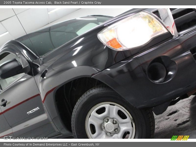 Black Sand Pearl / Graphite Gray 2005 Toyota Tacoma Access Cab