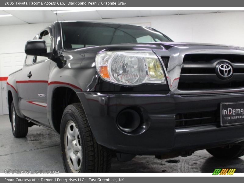 Black Sand Pearl / Graphite Gray 2005 Toyota Tacoma Access Cab