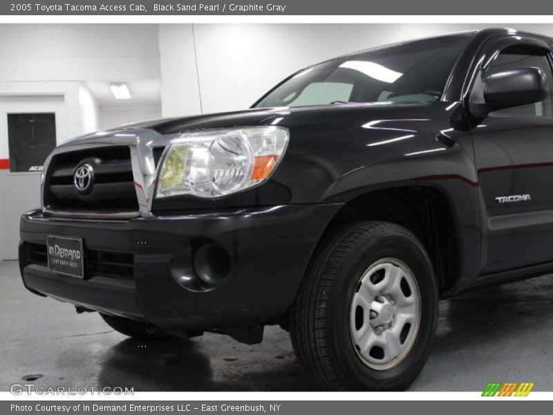 Black Sand Pearl / Graphite Gray 2005 Toyota Tacoma Access Cab