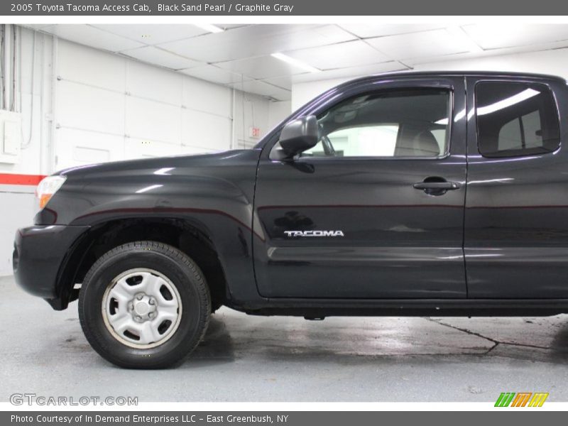 Black Sand Pearl / Graphite Gray 2005 Toyota Tacoma Access Cab