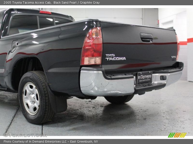 Black Sand Pearl / Graphite Gray 2005 Toyota Tacoma Access Cab