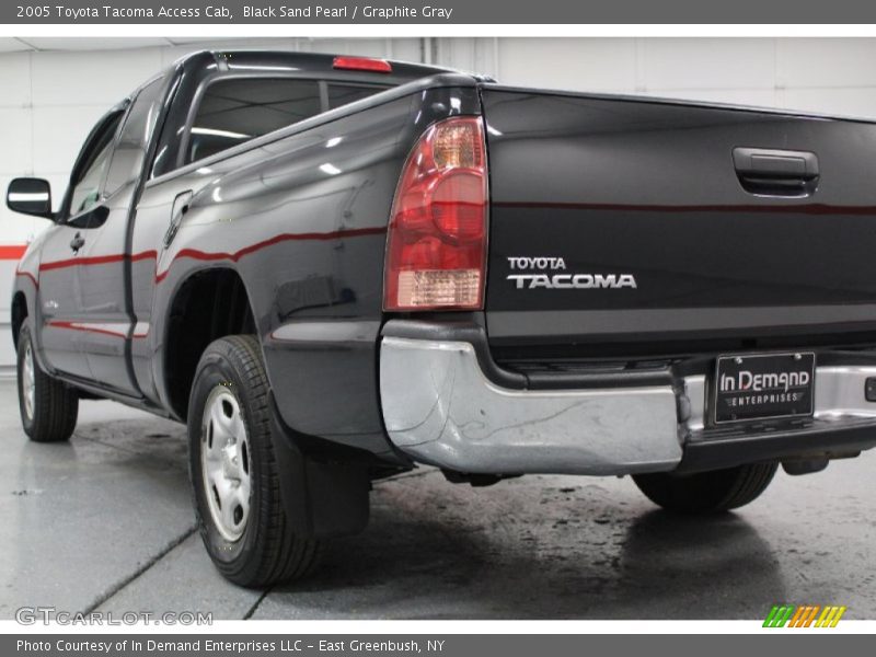 Black Sand Pearl / Graphite Gray 2005 Toyota Tacoma Access Cab