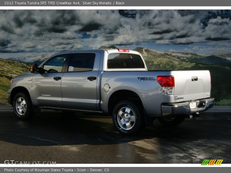 Silver Sky Metallic / Black 2012 Toyota Tundra SR5 TRD CrewMax 4x4