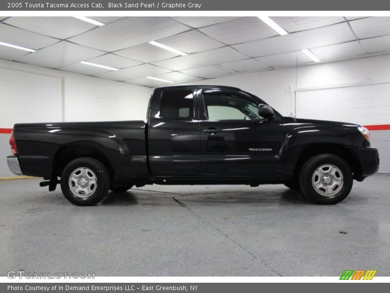 Black Sand Pearl / Graphite Gray 2005 Toyota Tacoma Access Cab