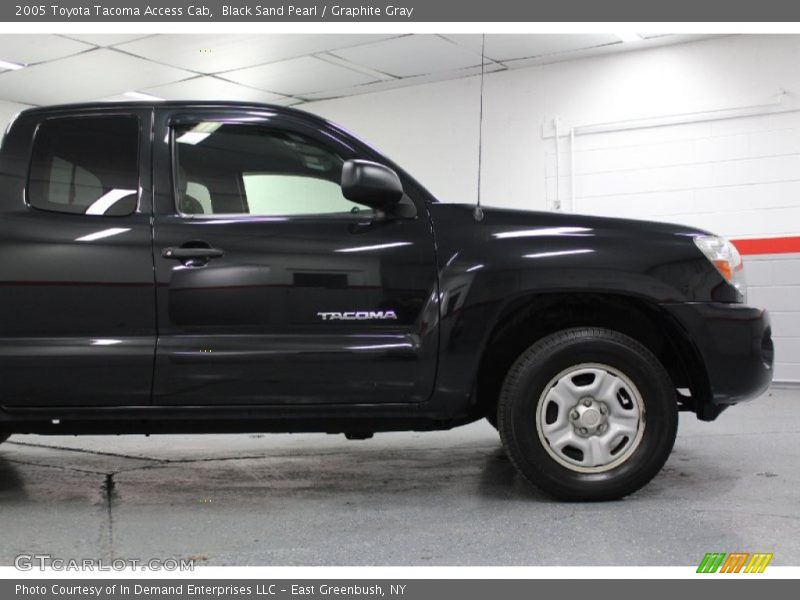 Black Sand Pearl / Graphite Gray 2005 Toyota Tacoma Access Cab