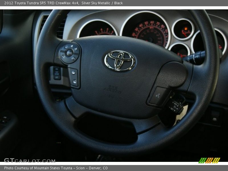 Silver Sky Metallic / Black 2012 Toyota Tundra SR5 TRD CrewMax 4x4