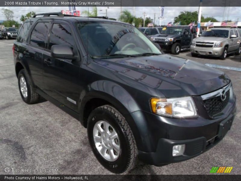 Monterey Gray Metallic / Stone 2008 Mazda Tribute i Touring