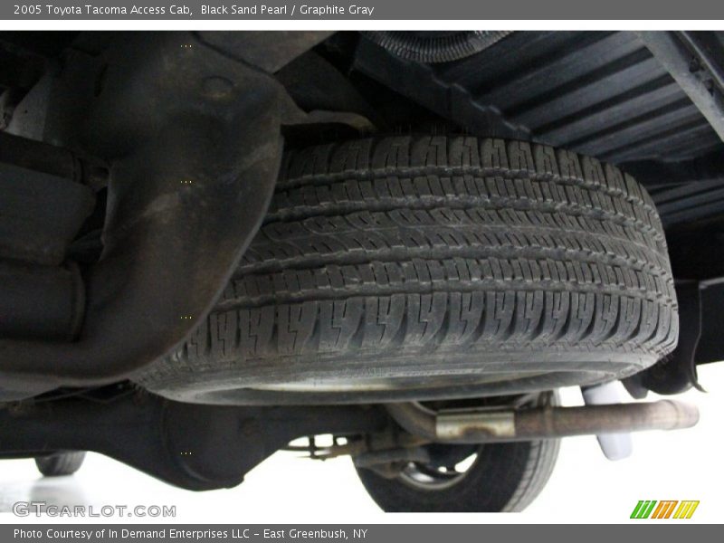 Black Sand Pearl / Graphite Gray 2005 Toyota Tacoma Access Cab