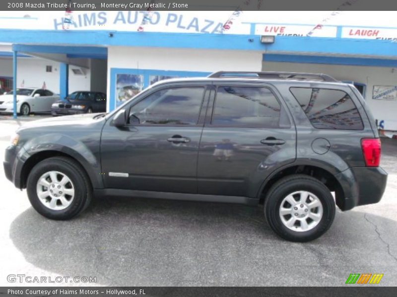 Monterey Gray Metallic / Stone 2008 Mazda Tribute i Touring