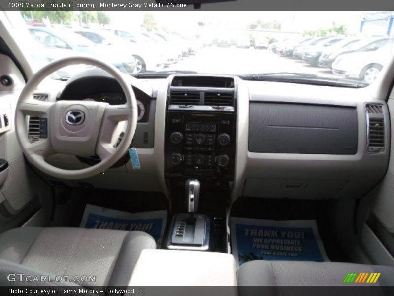 Monterey Gray Metallic / Stone 2008 Mazda Tribute i Touring