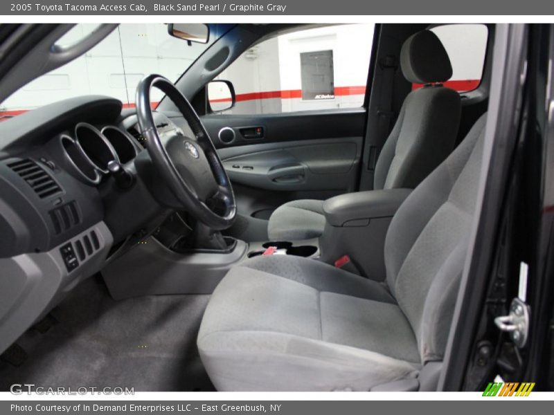 Black Sand Pearl / Graphite Gray 2005 Toyota Tacoma Access Cab
