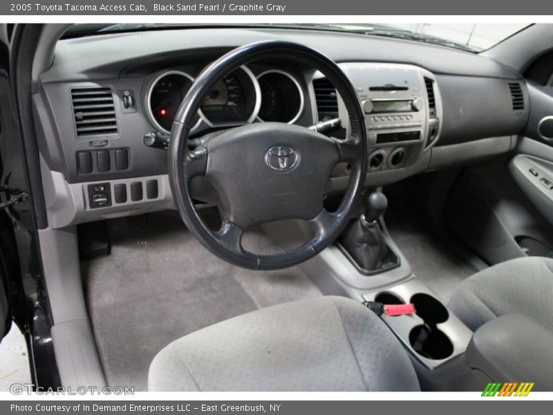 Black Sand Pearl / Graphite Gray 2005 Toyota Tacoma Access Cab