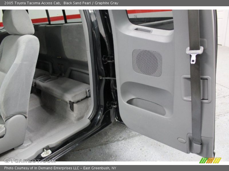 Black Sand Pearl / Graphite Gray 2005 Toyota Tacoma Access Cab