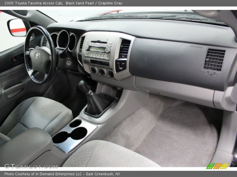 Black Sand Pearl / Graphite Gray 2005 Toyota Tacoma Access Cab