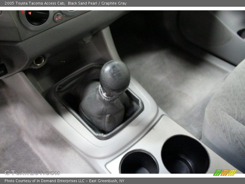 Black Sand Pearl / Graphite Gray 2005 Toyota Tacoma Access Cab