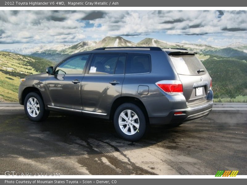 Magnetic Gray Metallic / Ash 2012 Toyota Highlander V6 4WD