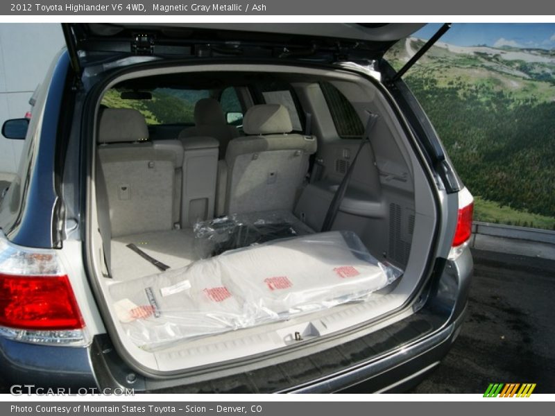 Magnetic Gray Metallic / Ash 2012 Toyota Highlander V6 4WD