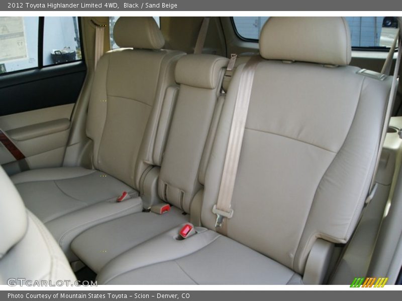 Black / Sand Beige 2012 Toyota Highlander Limited 4WD