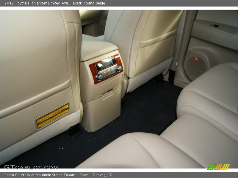 Black / Sand Beige 2012 Toyota Highlander Limited 4WD