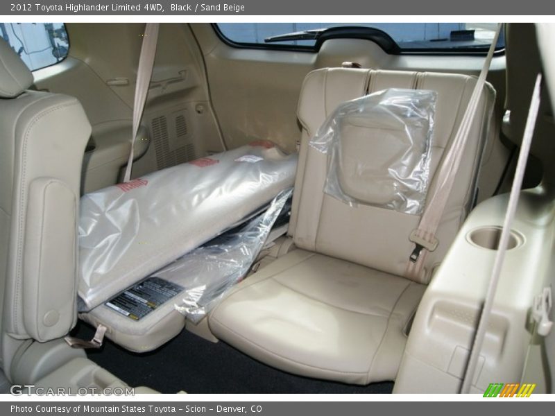 Black / Sand Beige 2012 Toyota Highlander Limited 4WD