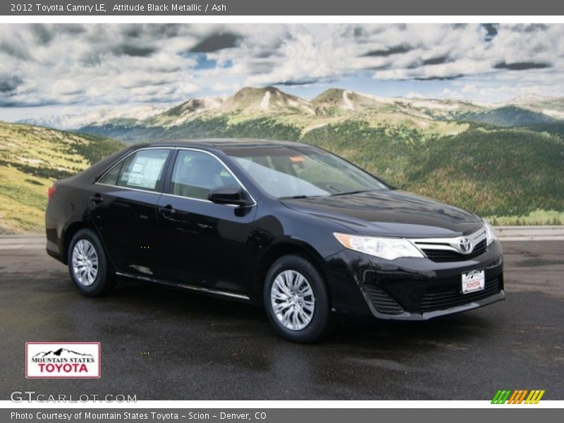 Attitude Black Metallic / Ash 2012 Toyota Camry LE