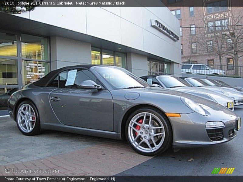 Meteor Grey Metallic / Black 2010 Porsche 911 Carrera S Cabriolet