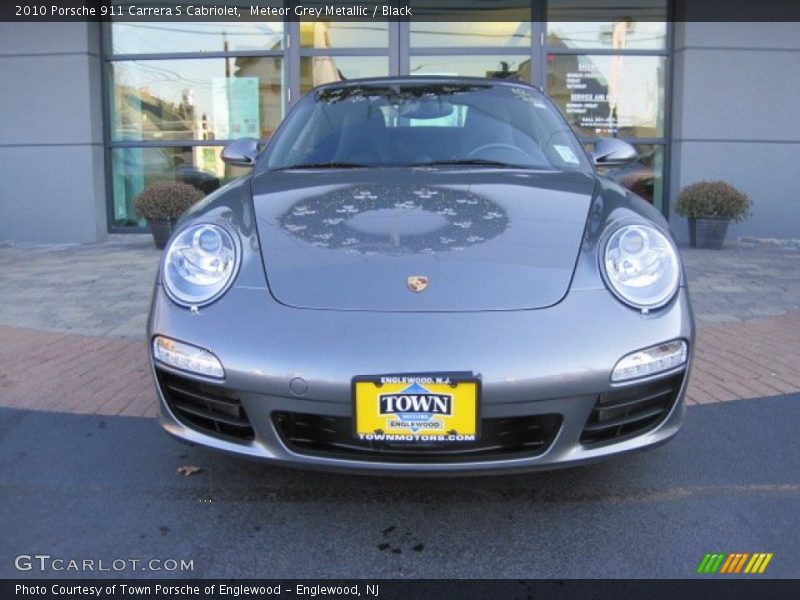 Meteor Grey Metallic / Black 2010 Porsche 911 Carrera S Cabriolet