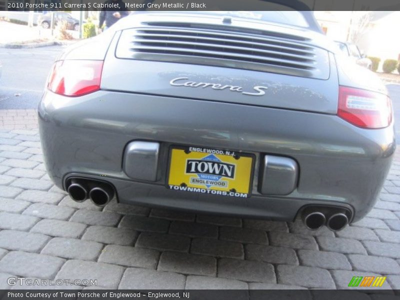 Meteor Grey Metallic / Black 2010 Porsche 911 Carrera S Cabriolet