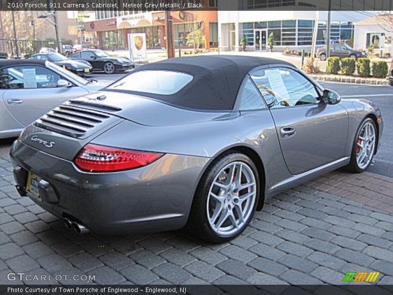 Meteor Grey Metallic / Black 2010 Porsche 911 Carrera S Cabriolet