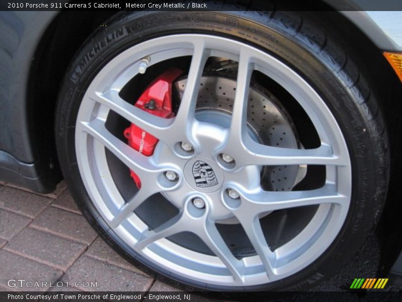 Meteor Grey Metallic / Black 2010 Porsche 911 Carrera S Cabriolet