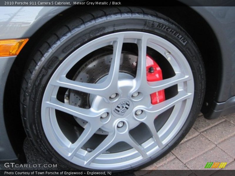 Meteor Grey Metallic / Black 2010 Porsche 911 Carrera S Cabriolet