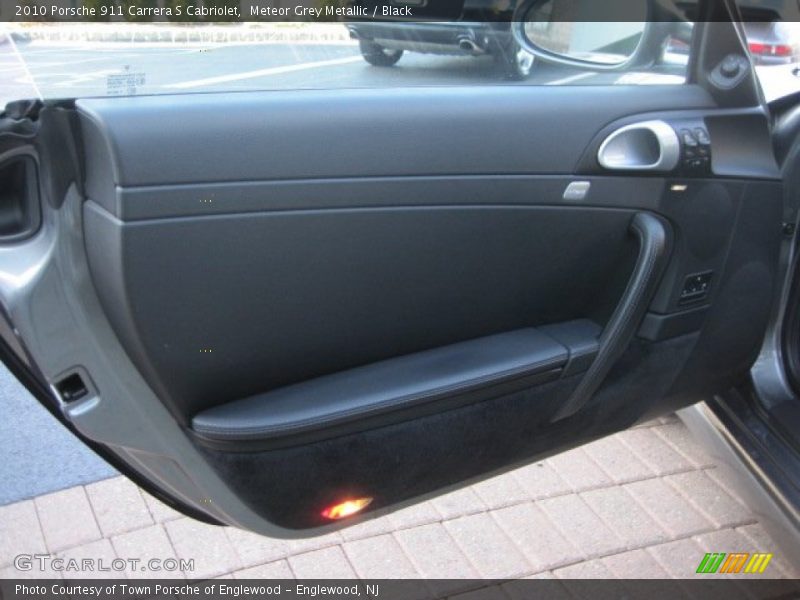 Meteor Grey Metallic / Black 2010 Porsche 911 Carrera S Cabriolet