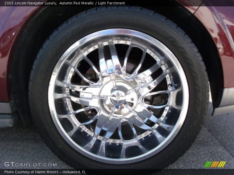 Autumn Red Metallic / Light Parchment 2003 Lincoln Navigator Luxury