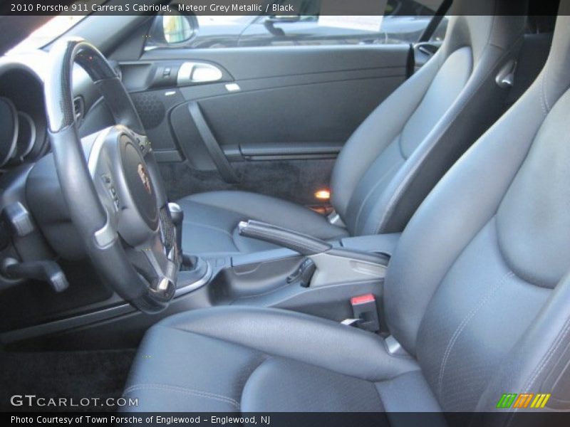 Meteor Grey Metallic / Black 2010 Porsche 911 Carrera S Cabriolet