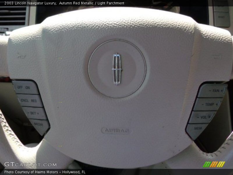 Autumn Red Metallic / Light Parchment 2003 Lincoln Navigator Luxury