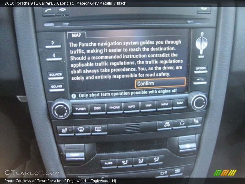 Meteor Grey Metallic / Black 2010 Porsche 911 Carrera S Cabriolet