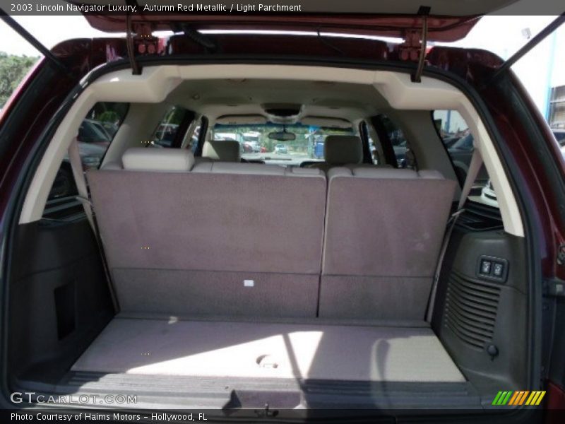 Autumn Red Metallic / Light Parchment 2003 Lincoln Navigator Luxury