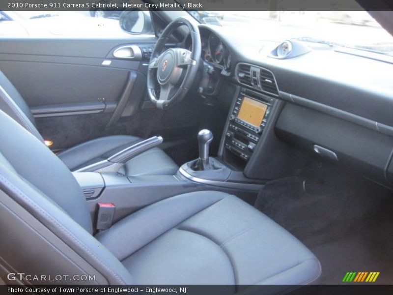 Meteor Grey Metallic / Black 2010 Porsche 911 Carrera S Cabriolet