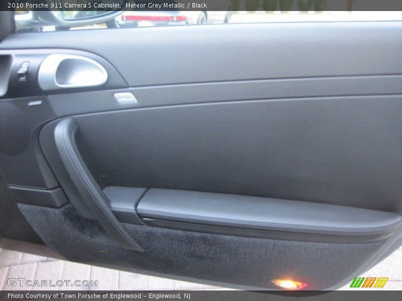Meteor Grey Metallic / Black 2010 Porsche 911 Carrera S Cabriolet
