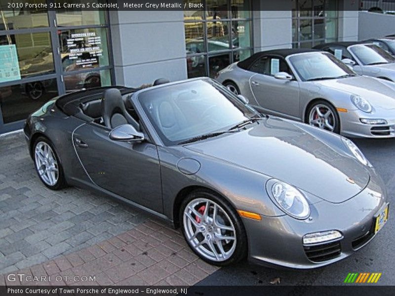 Meteor Grey Metallic / Black 2010 Porsche 911 Carrera S Cabriolet