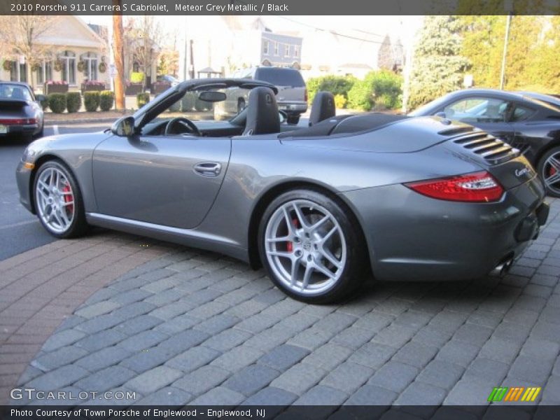Meteor Grey Metallic / Black 2010 Porsche 911 Carrera S Cabriolet