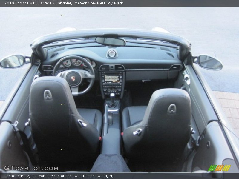 Meteor Grey Metallic / Black 2010 Porsche 911 Carrera S Cabriolet