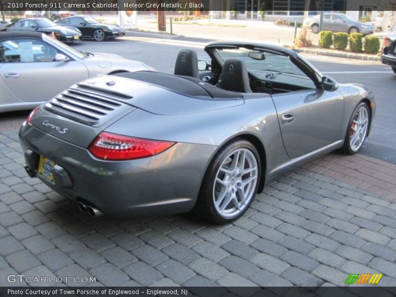 Meteor Grey Metallic / Black 2010 Porsche 911 Carrera S Cabriolet